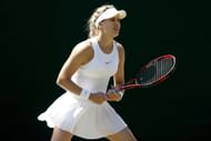 Eugenie Bouchard at the Wimbledon Championships